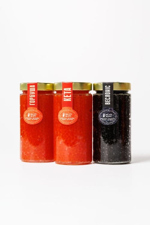 Набір по 500 г (Горбуша –Кета –Веслоніс)