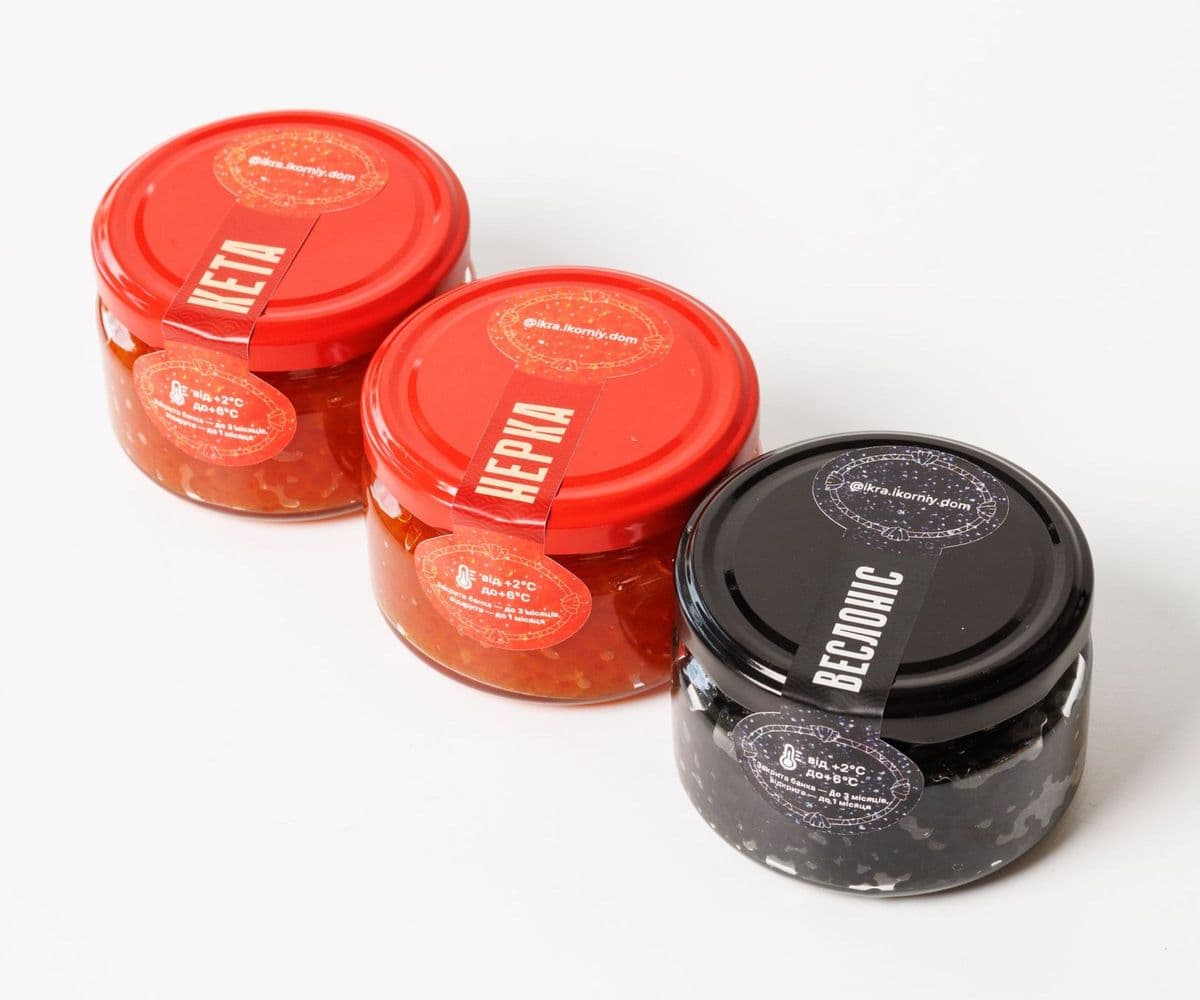 Набір по 250 г (Кета – Нерка – Веслоніс)