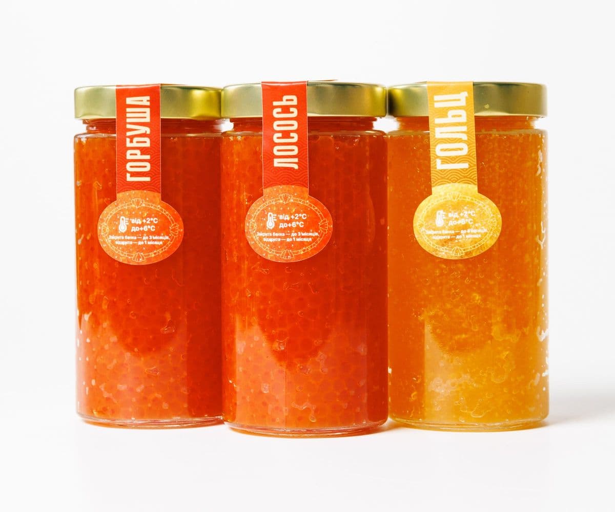 Набір по 500 г (Горбуша –Лосось –Гольц)