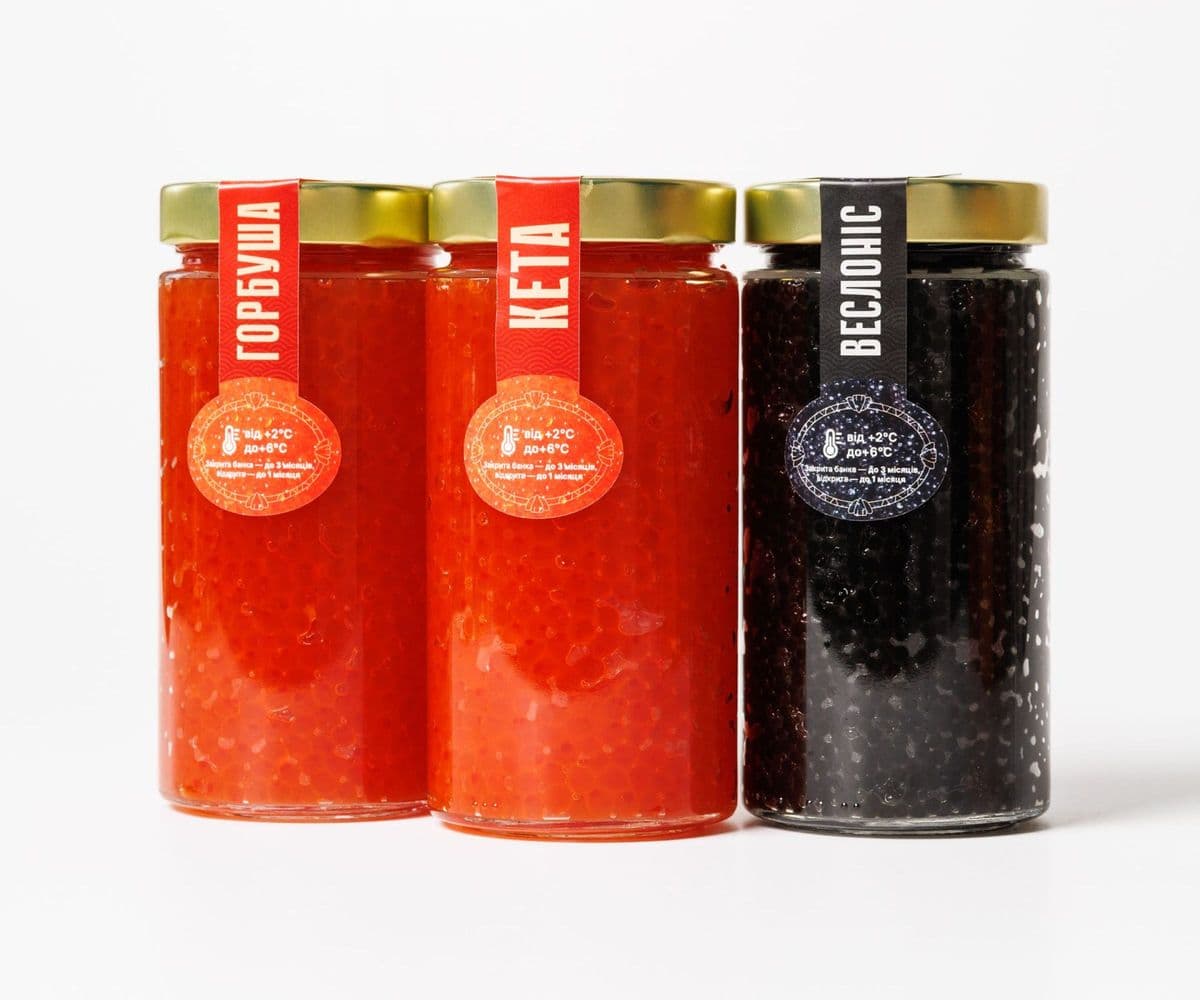 Набір по 500 г (Горбуша –Кета –Веслоніс)