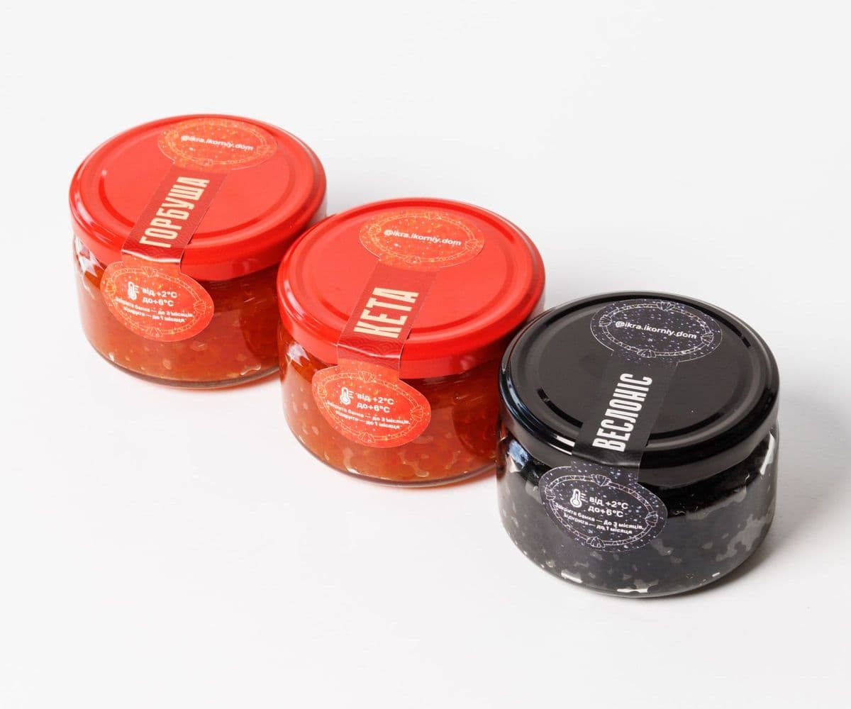 Набір по 250 г (Горбуша–Кета–Веслоніс)