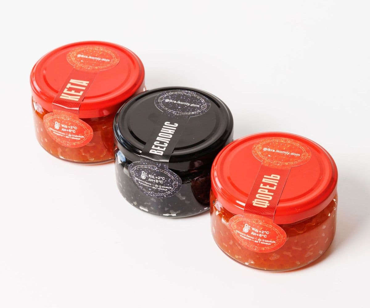 Набір по 250 г (Кета –Веслоніс –Форель)